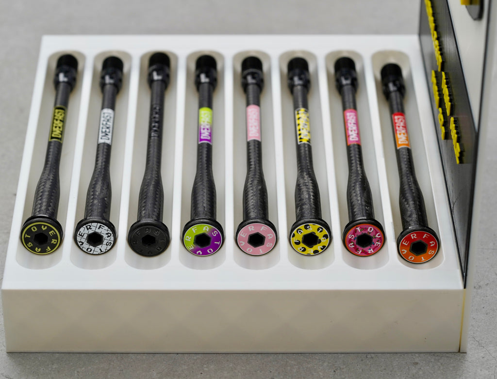 OVERFAST Carbon Fibre Superlight Thru Axles