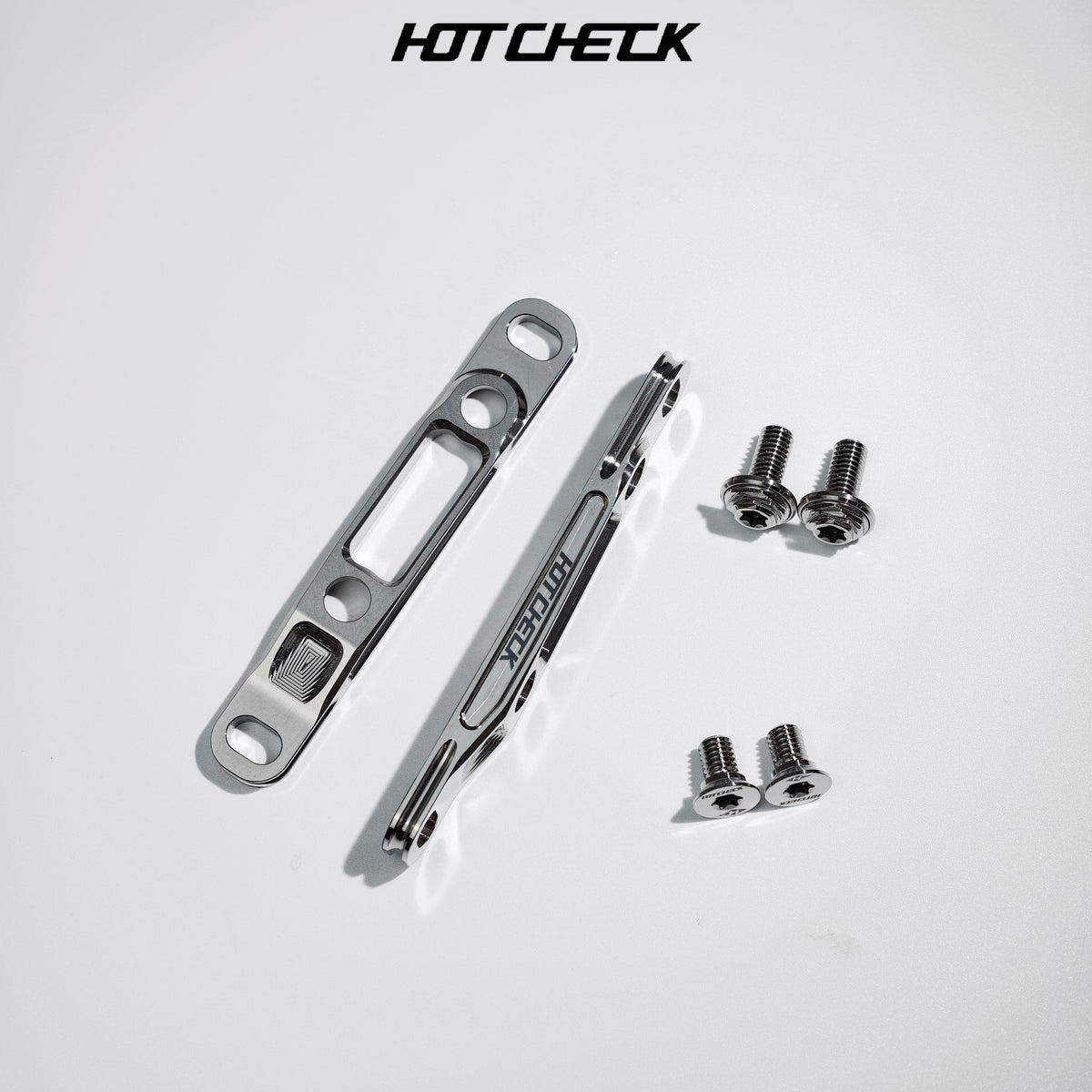 HOTCHECK S-Grade Titanium Front Flat Mount Brake Caliper Adapter Kit – 60 mm / 70 mm