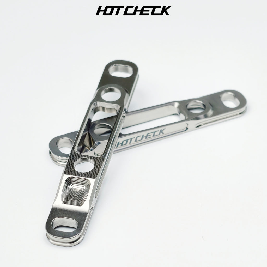 HOTCHECK S-Grade Titanium Front Flat Mount Brake Caliper Adapter Kit – 60 mm / 70 mm