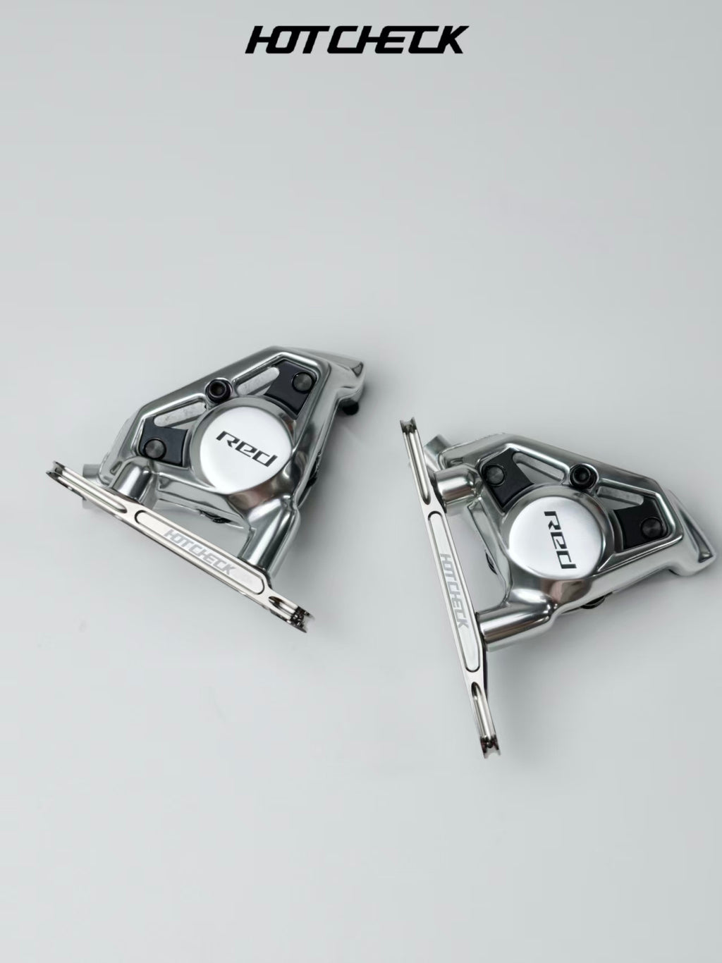 HOTCHECK S-Grade Titanium Front Flat Mount Brake Caliper Adapter Kit – 60 mm / 70 mm