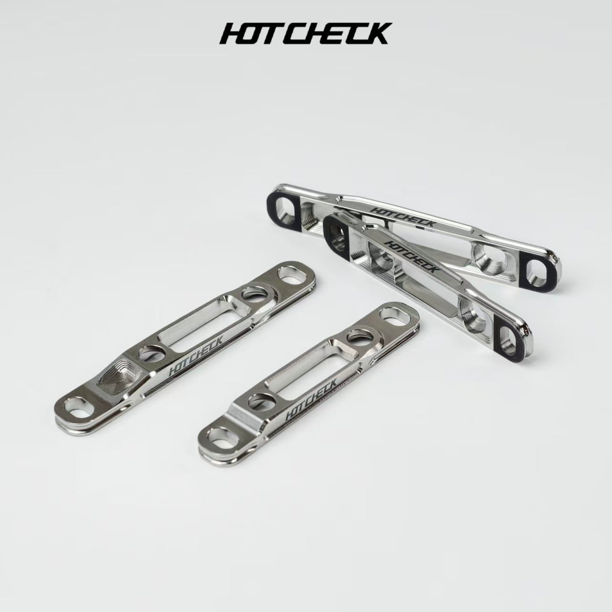 HOTCHECK S-Grade Titanium Front Flat Mount Brake Caliper Adapter Kit – 60 mm / 70 mm