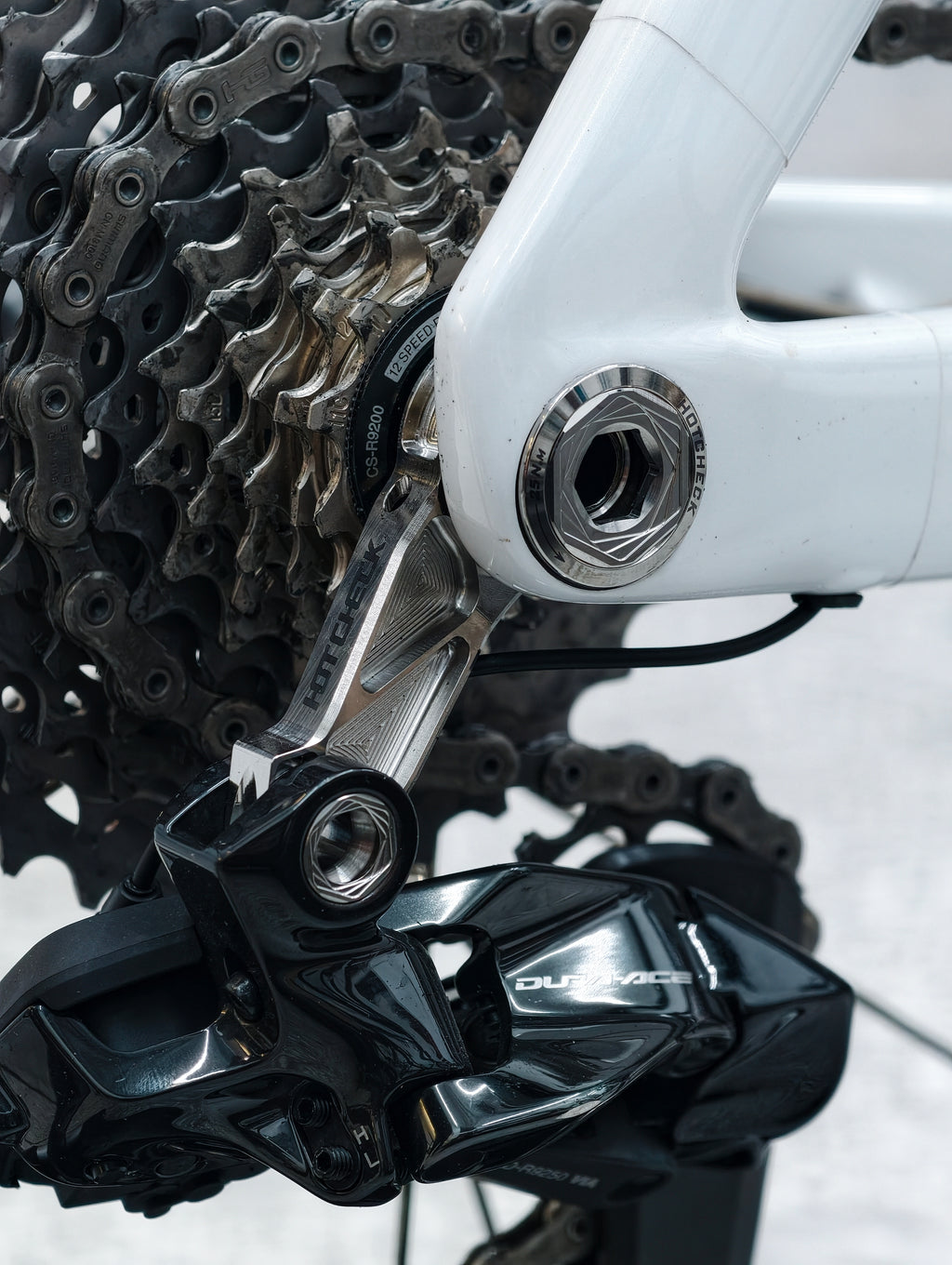 HOTCHECK S-Grade Titanium Shimano UDH Derailleur Hanger & Pivot Bolt Complete Kit
