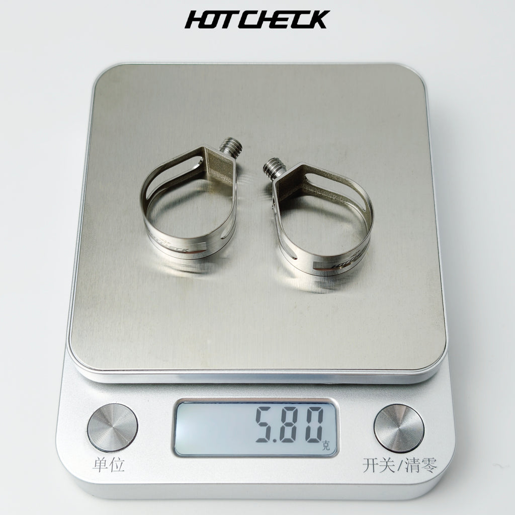 HOTCHECK S-Grade Titanium Road Shifter Clamp Kit – Pair