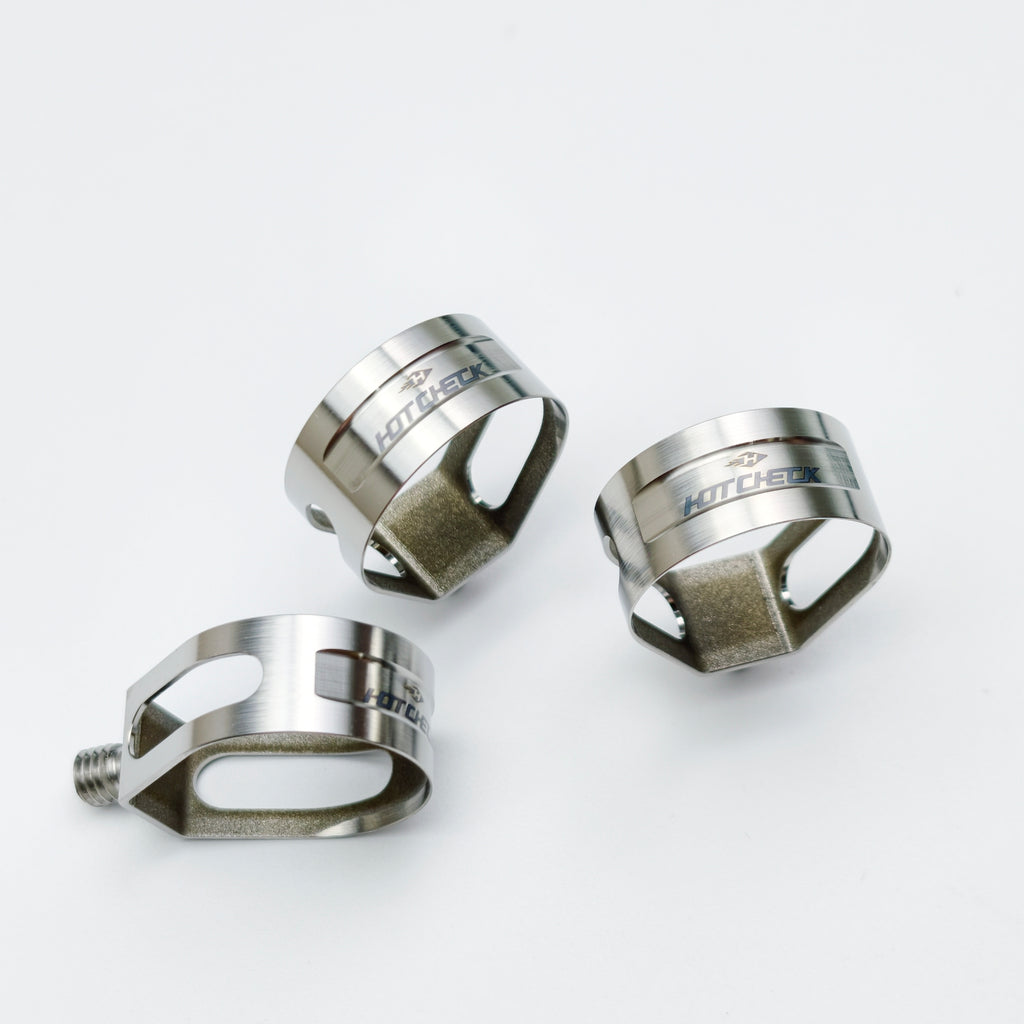 HOTCHECK S-Grade Titanium Road Shifter Clamp Kit – Pair