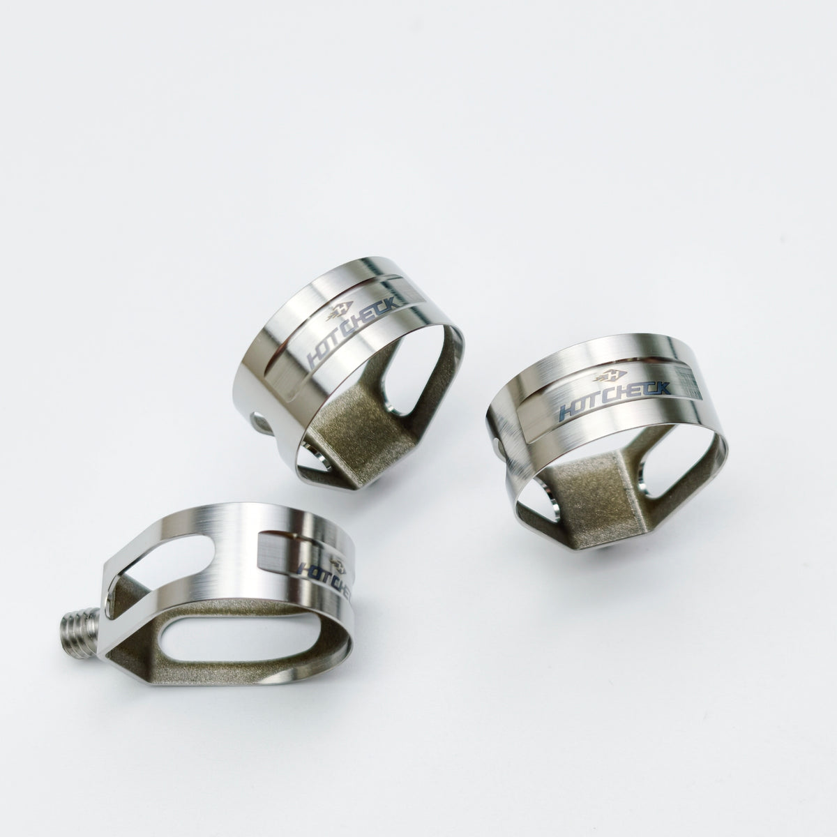 HOTCHECK S-Grade Titanium Road Shifter Clamp Kit – Pair