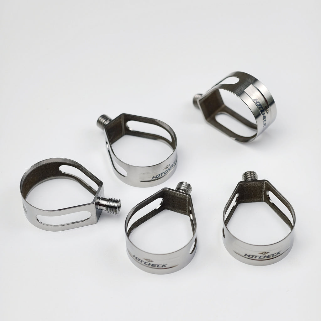 HOTCHECK S-Grade Titanium Road Shifter Clamp Kit – Pair