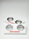 HOTCHECK S-Grade Titanium Centrelock Rotor Lockring Set – External Tool Type (Pair)