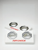 HOTCHECK S-Grade Titanium Centrelock Rotor Lockring Set – External Tool Type (Pair)