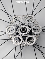 HOTCHECK S-Grade Titanium Centrelock Rotor Lockring Set – External Tool Type (Pair)