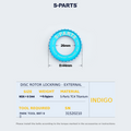 S-Parts Titanium CentreLock Disc Rotor Lockring (External)