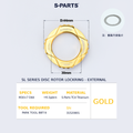 S-Parts Titanium SL Series Centre Lockring - External