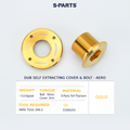 S-Parts Titanium SRAM DUB Self Extracting Crank Bolt & Cover - AERO VERSION - SRAM E1, D1 - RED / FORCE / RIVAL
