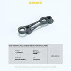 Black metal component with 'S-Parts' branding on a white background