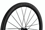 Bicycle wheel with 'Husqvarna' branding on a white background