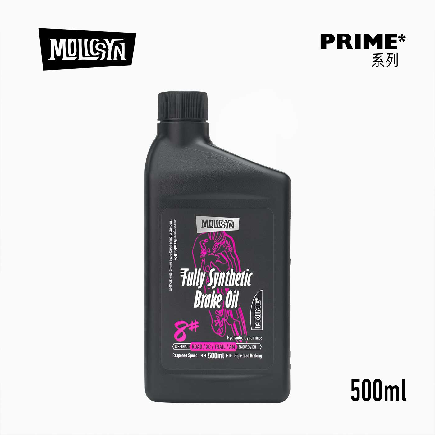 Molicsyn Brake Fluid - Mineral Oil Fully Synthetic
