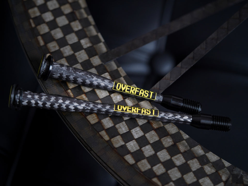 Overfast Carbon Thru Axles - BLACK