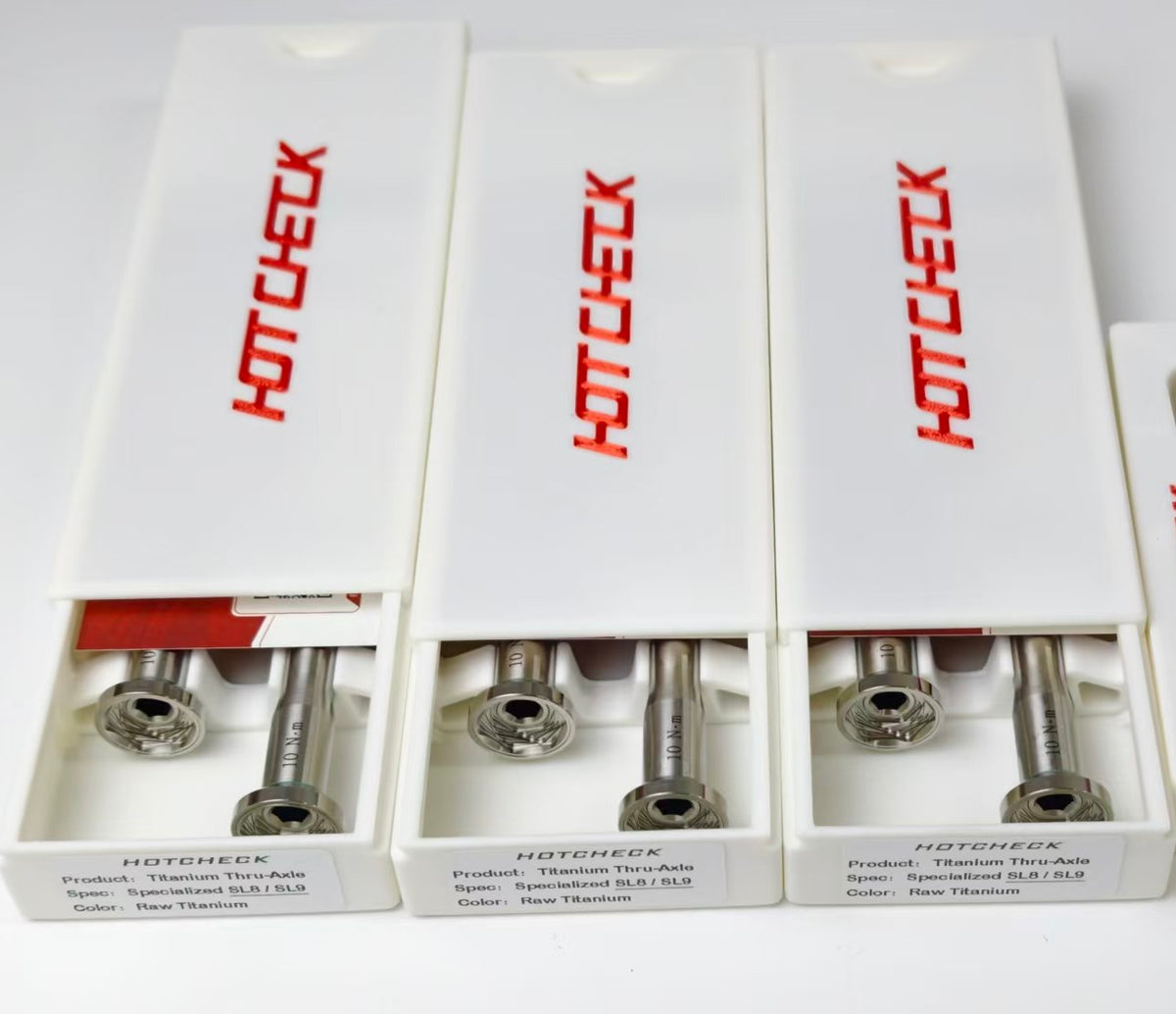 HOTCHECK S-Grade Titanium Thru-Axle Kit | Specialized Tarmac SL8 / SL9