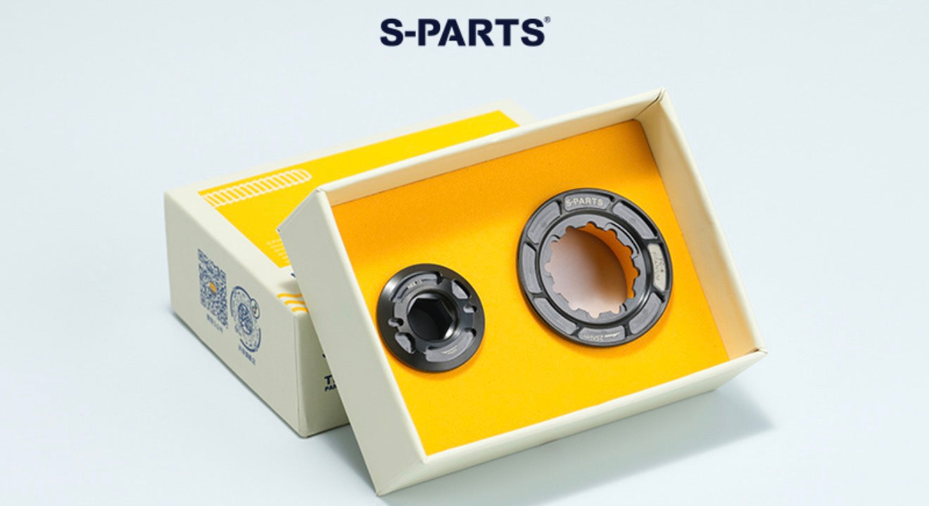 S-Parts Titanium Cybrei GP-3 Crank Bolt & Self Extraction Cap