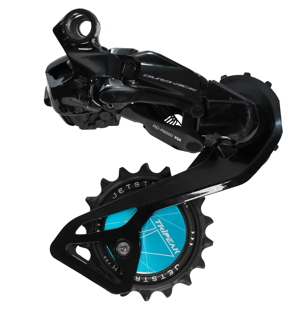 Tripeak Jetstream Pro AOPW-AERO Oversized Pulley Wheel System | Shimano 12-Speed Road - BLACK