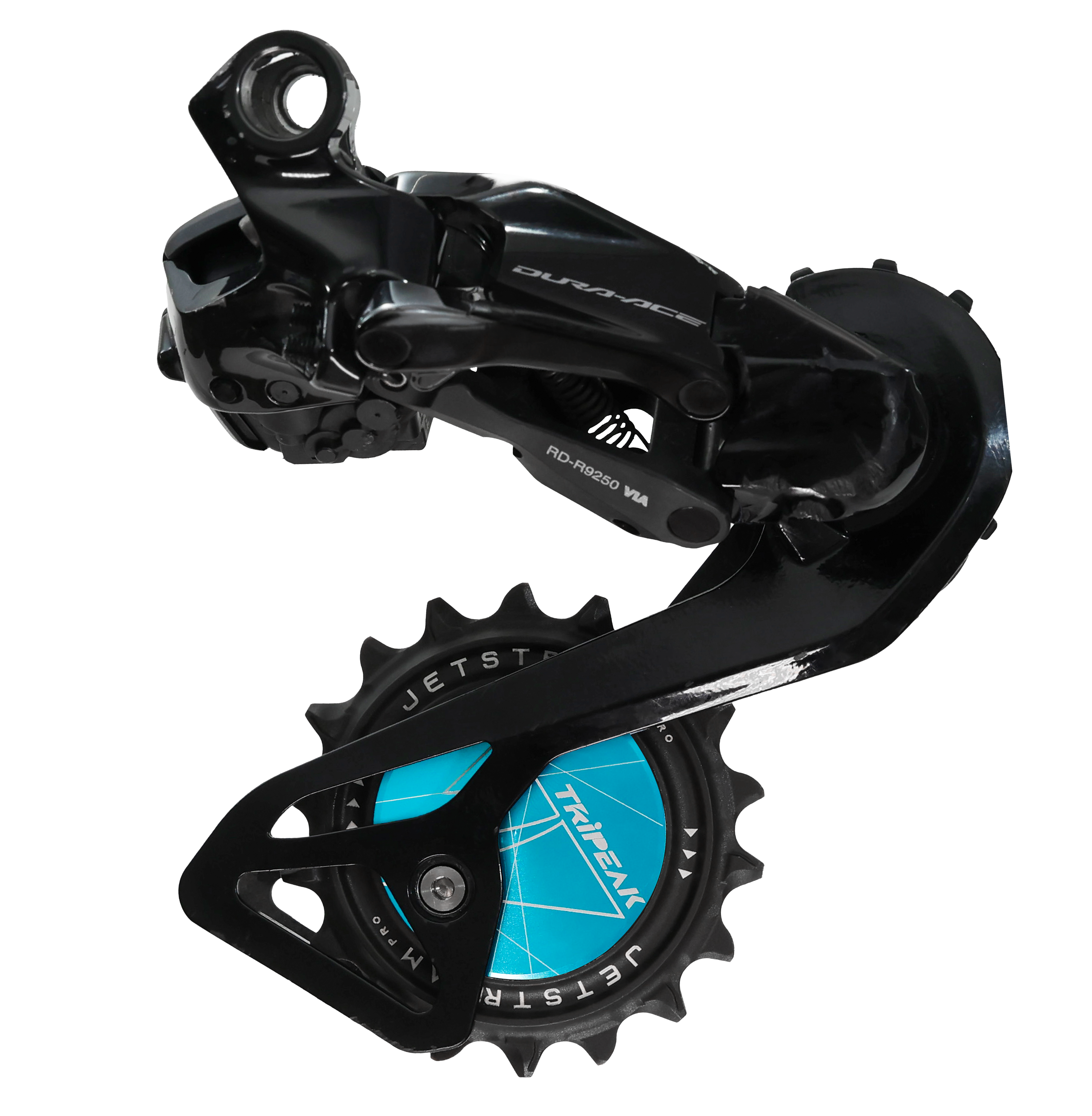 Tripeak Jetstream Pro AOPW-AERO Oversized Pulley Wheel System | Shimano 12-Speed Road - BLACK