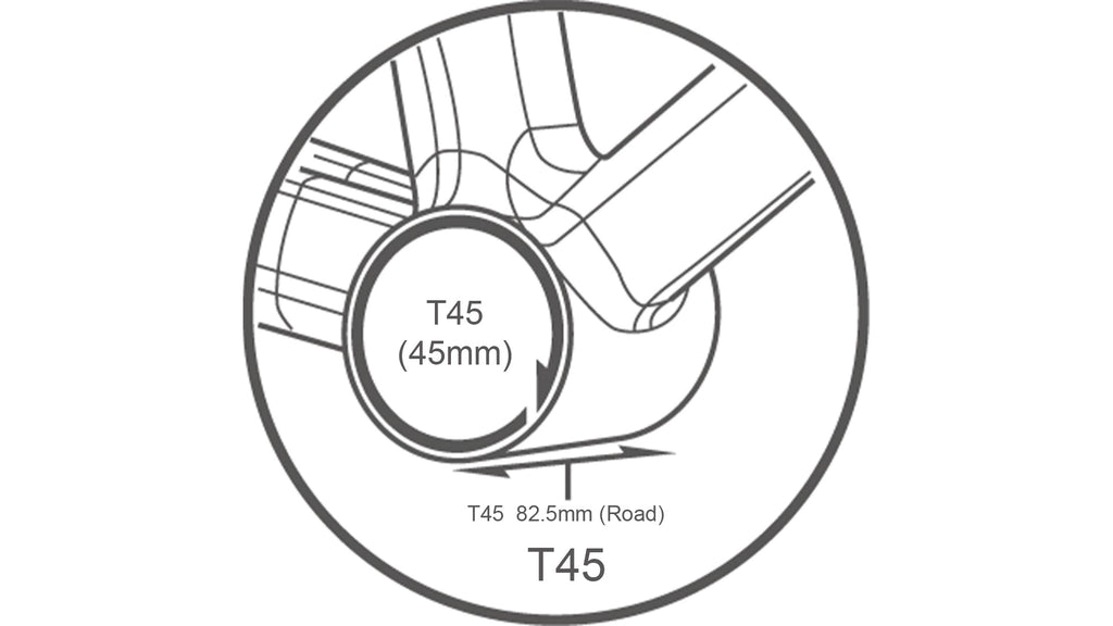 Tripeak T45 82.5mm 3-in-1 G5 Ceramic Bottom Bracket COLNAGO