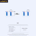 S-Parts Titanium Bottle Cage Bolts Flat Head Twin Pack (2 PCS)