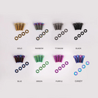 S-Parts Titanium Post Mount Disc Brake Caliper Bolt Set (F&R)