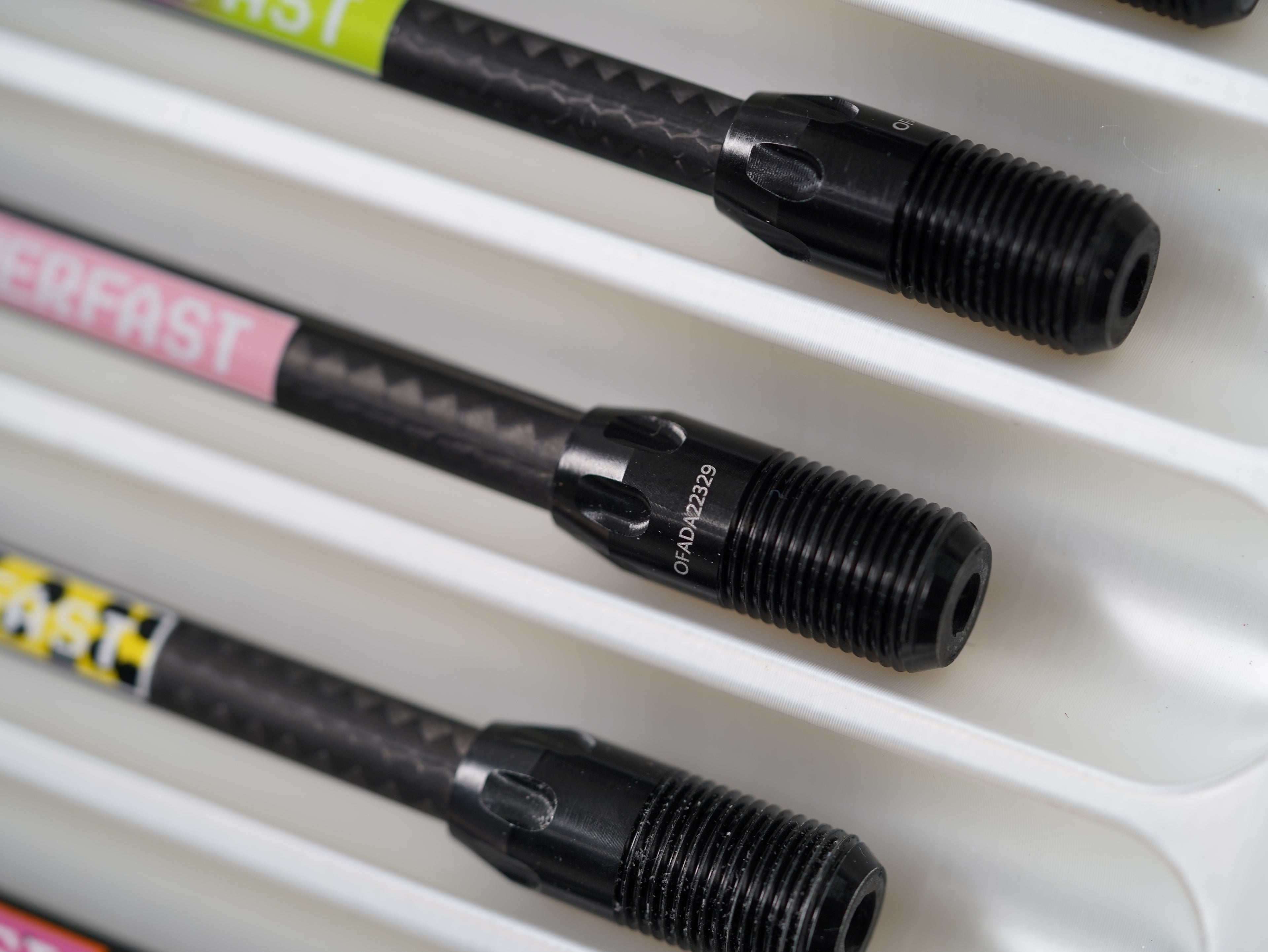 Overfast Carbon Thru Axles - BLACK