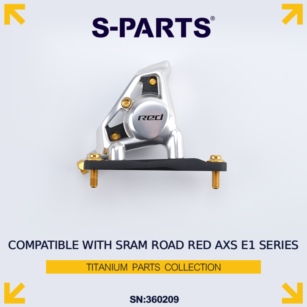 S-Parts Titanium Brake Bolt Kit - SRAM RED E1