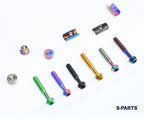 s parts titanium bolts - multicolour