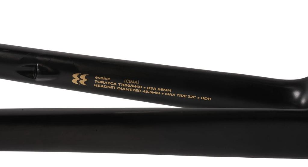 Evolve Cima - Speed Series - Matte Carbon / Gold