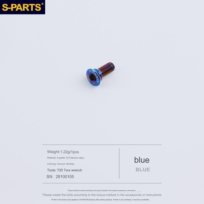 S-Parts Titanium Flat Mount Base Adapter Bolts