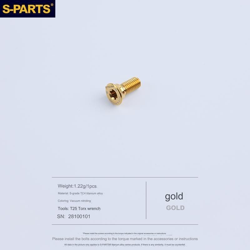S-Parts Titanium Flat Mount Base Adapter Bolts