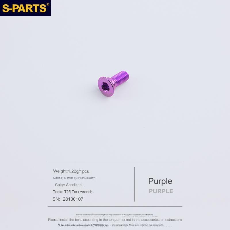 S-Parts Titanium Flat Mount Base Adapter Bolts