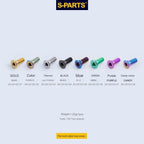 S-Parts Titanium Flat Mount Base Adapter Bolts
