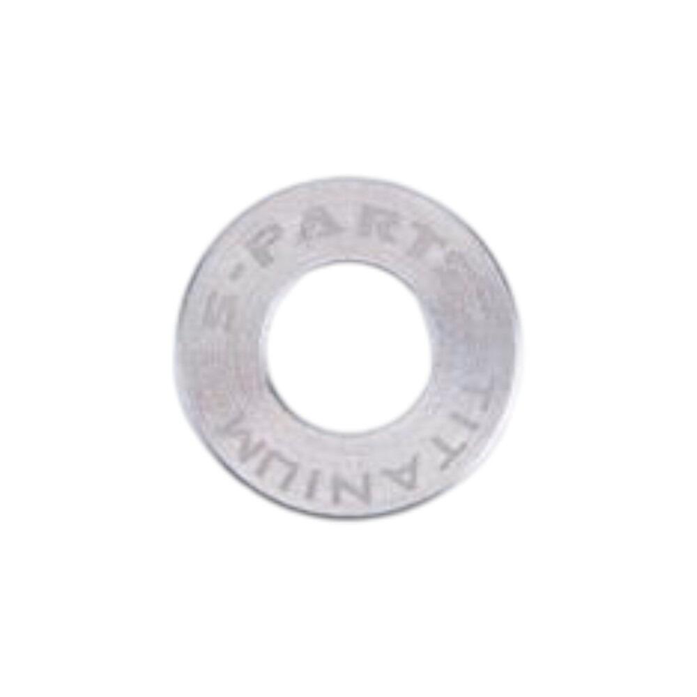 S-Parts Titanium Flat Mount Caliper Bolt Spacers/Washers M5