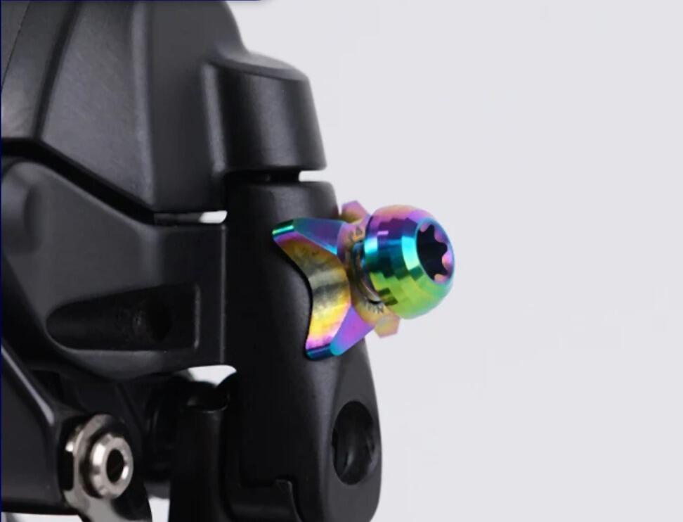 S-Parts Titanium Front Derailleur Frame Mounting Bolt M5 x 14mm - Compatible with SHIMANO