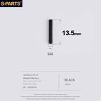 S-Parts Titanium M4 x 13.5mm Limit Screws