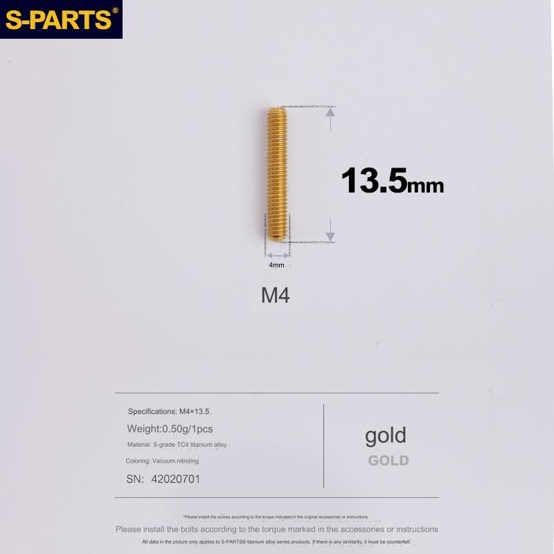 S-Parts Titanium M4 x 13.5mm Limit Screws