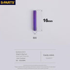 S-Parts Titanium M4 x 16mm Limit Screws - Compatible with SRAM AXS ROAD HI & EAGLE LO/HI