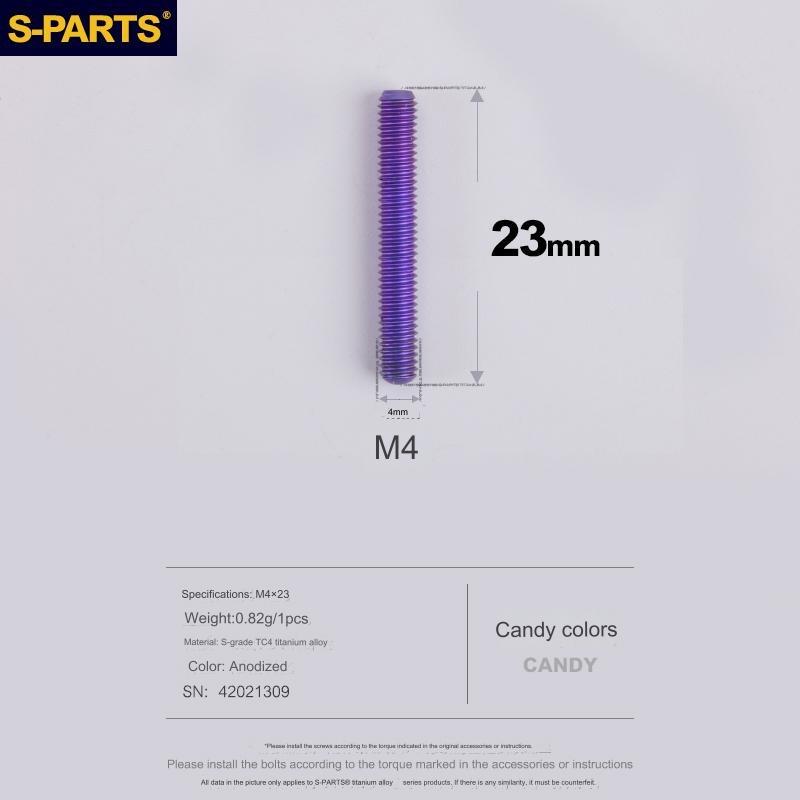 S-Parts Titanium M4 x 23 B - Tension Screw - Compatible with SRAM AXS ROAD & MOUNTAIN