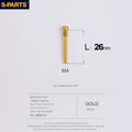S-Parts Titanium M4 x 26mm Brake Pad Pin - Compatible with (SHIMANO ROAD / GRAVEL)