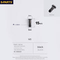 S-Parts Titanium M5 x 15mm Jockey/Pulley Wheel Bolt