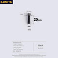 S-Parts Titanium M5 x 20mm Flat Mount Caliper Bolt (1Pc)