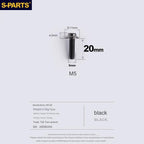 S-Parts Titanium M5 x 20mm Flat Mount Caliper Bolt (1Pc)
