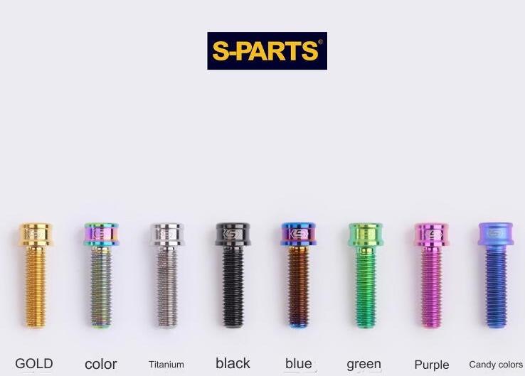 S-Parts Titanium M5 x 10mm Hanger Fixing Bolt - Comaptible with Specialized SL7/SL8/Aethos