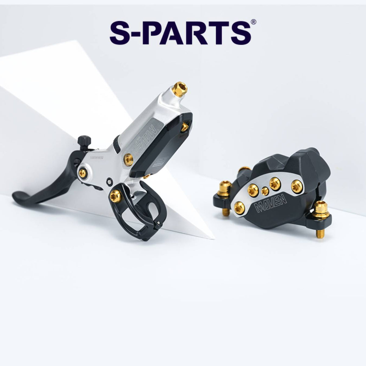 S-Parts Titanium Brake Bolt Kit - SRAM MAVEN ULTIMATE / SILVER