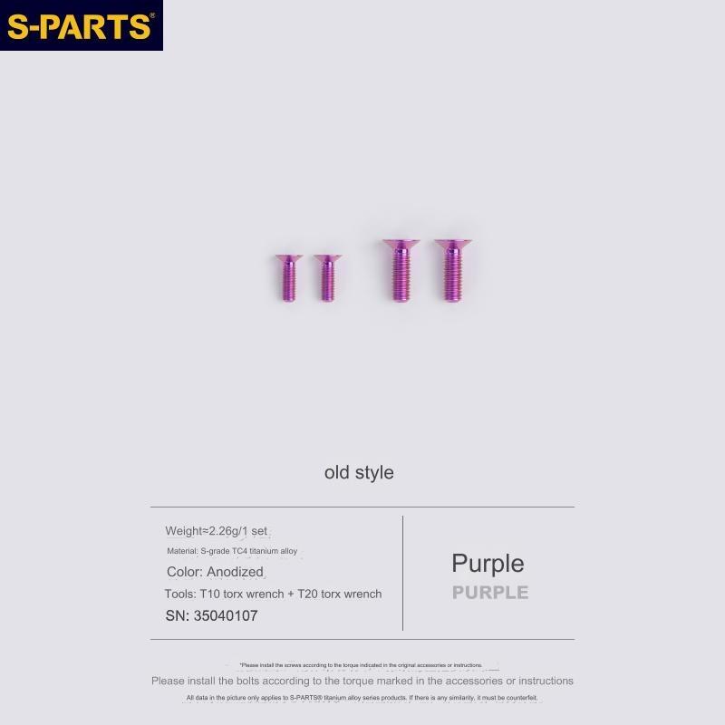 S-Parts Titanium Kit compatible with CERAMIC SPEED OSPW Bolt Kit