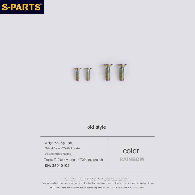 S-Parts Titanium Kit compatible with CERAMIC SPEED OSPW Bolt Kit