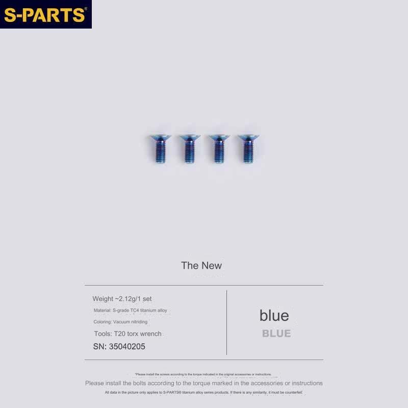 S-Parts Titanium Kit compatible with CERAMIC SPEED OSPW RS Bolt KIT (including alpha)